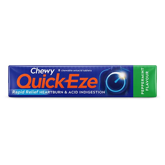 QUICK-EZE Chewy Peppermint Stick (8 chews)