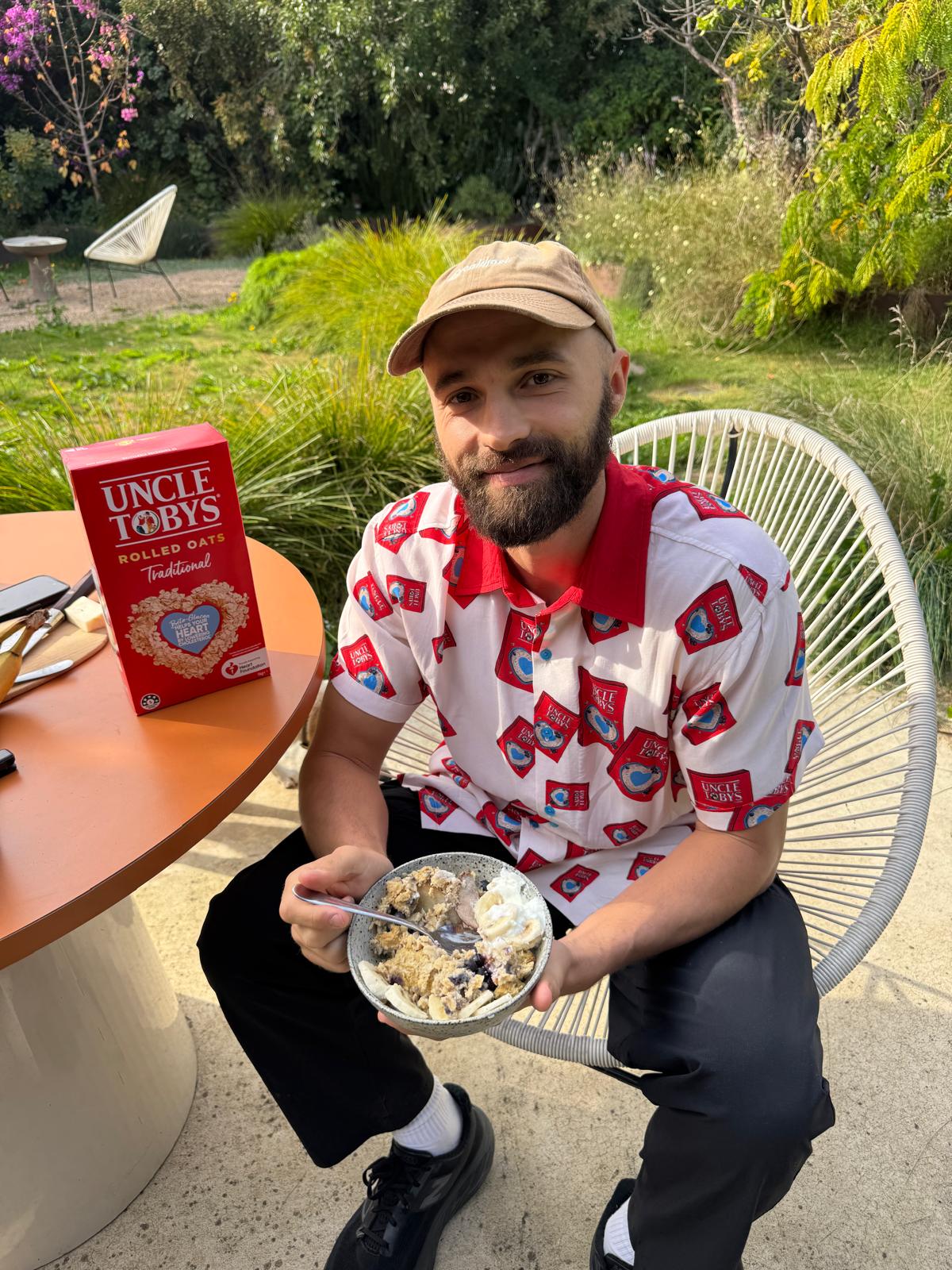 Uncle Tobys breakfast shirts