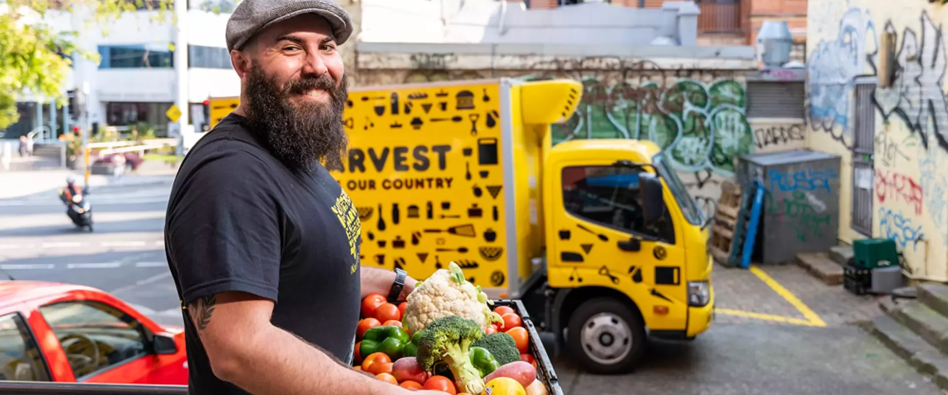 OzHarvest and Nestlé Banner