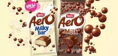 Aero Milkybar and Aero Milk