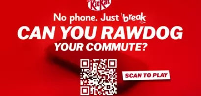 KitKat challenges Aussies to ‘rawdog’ their commute