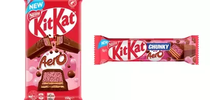 kitkat aero strawberry