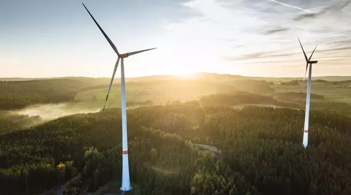 wind turbines