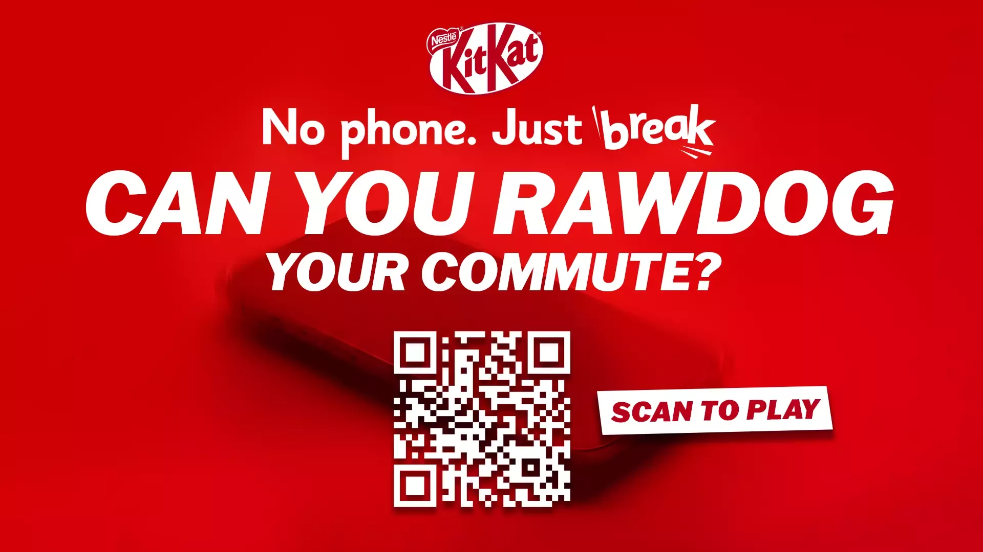 KitKat challenges Aussies to ‘rawdog’ their commute