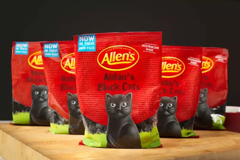 Allen’s Black Cats personalised bags