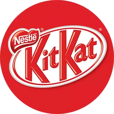 Kitkat logo round
